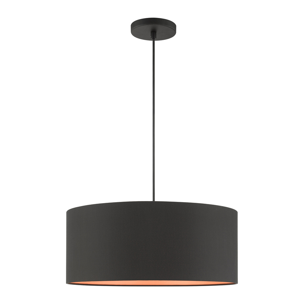 3 Lt Black Pendant