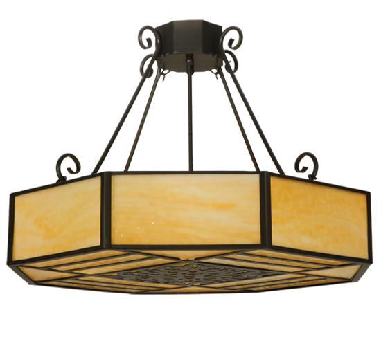 32.25"W Lakeside Semi-Flushmount