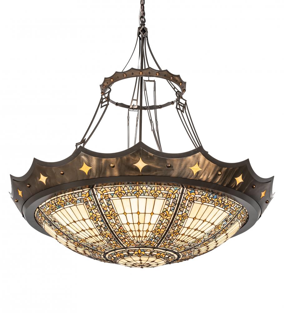 50" Wide Fleur-de-lis Pendant