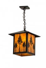 Meyda Blue 179936 - 12"Sq Seneca Great Pines Pendant