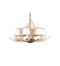 Meyda Blue 80148 - 30"W Buckland 6 LT Chandelier