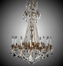 American Brass & Crystal CH9278-A-01G-PI - 16 Light Biella Chandelier