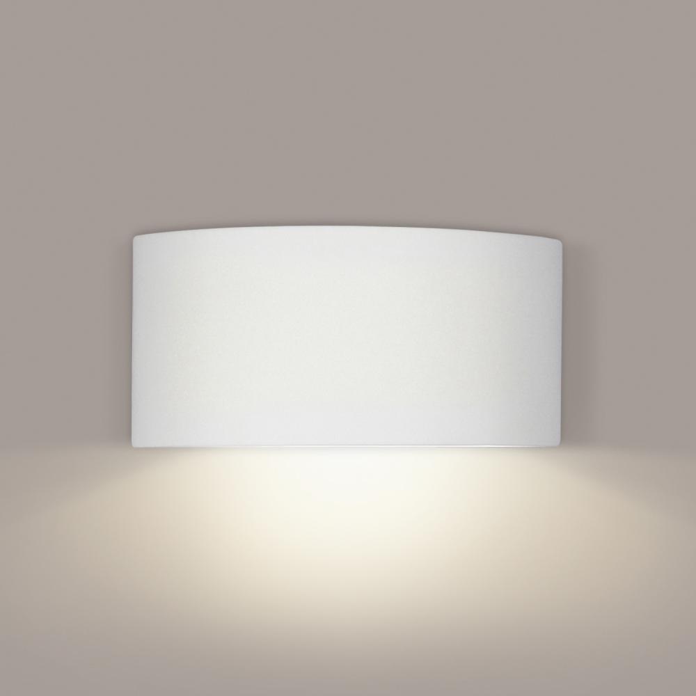 Krete Downlight Wall Sconce: Ivory Black Marble (E26 Base Dimmable LED (Bulb included))