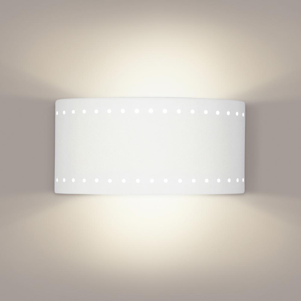 Syros Wall Sconce: Chromium Green Marble (E26 Base Dimmable LED (Bulb included))