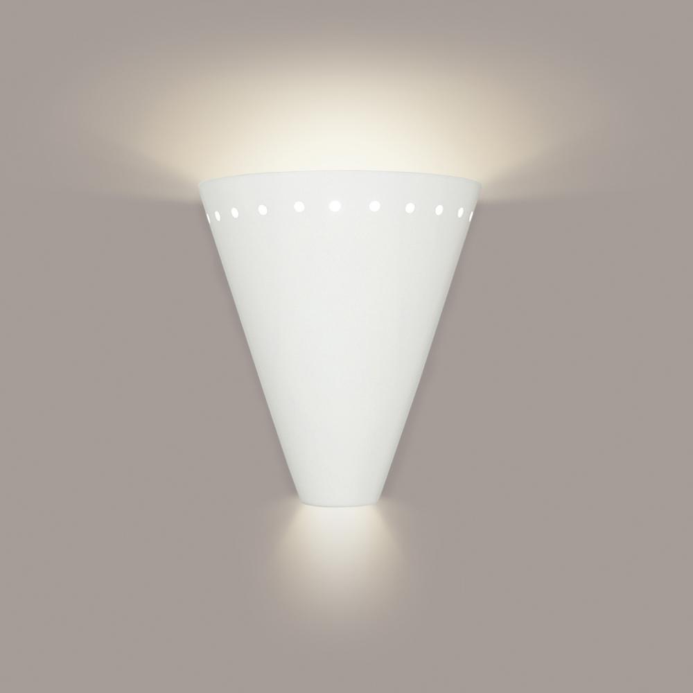 Greenlandia Wall Sconce: Buckskin Leather