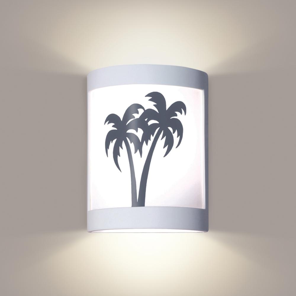 Twin Palms Wall Sconce: Desert Blaze (Wet Sealed Top)