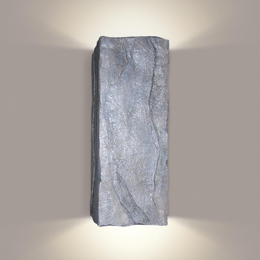 Stone Wall Sconce Grey with LED bulb included