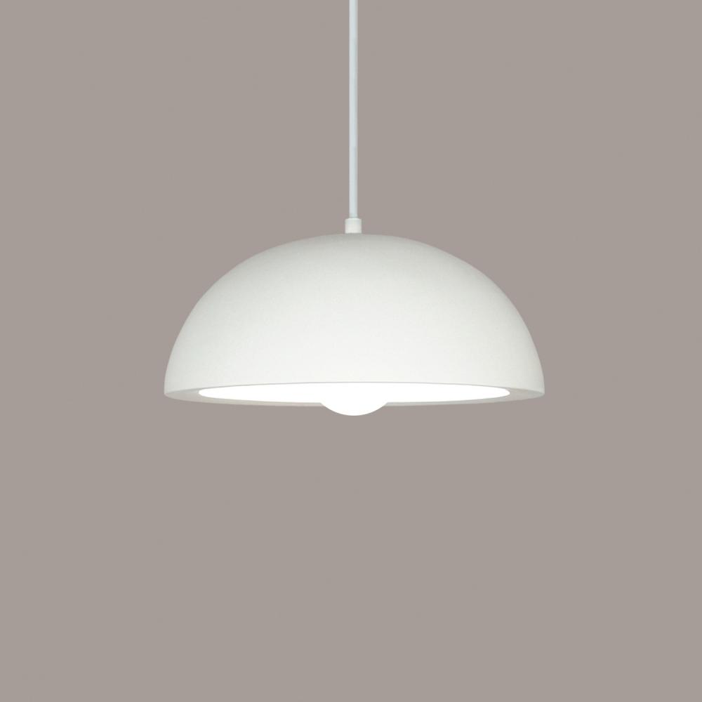Gran Thera Pendant: Tan (White Cord & Canopy)