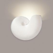 A-19 1103 - Nautilus Wall Sconce: Bisque