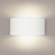 A-19 1704-1LEDE26-MB3 - Syros Wall Sconce: Chromium Green Marble (E26 Base Dimmable LED (Bulb included))