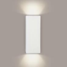 A-19 1803-WETST-1LEDE26-MB3 - Flores Wall Sconce: Chromium Green Marble (Wet Sealed Top, E26 Base LED (Bulb included))