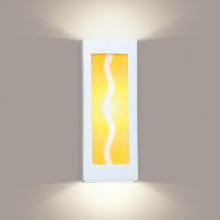 A-19 G1B-1LEDE26 - Amber Wave Wall Sconce with LED bulb included