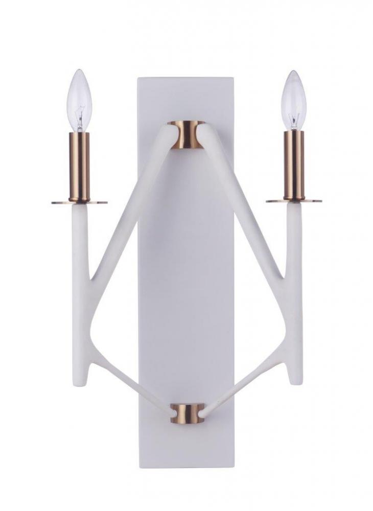 2 Light Wall Sconce