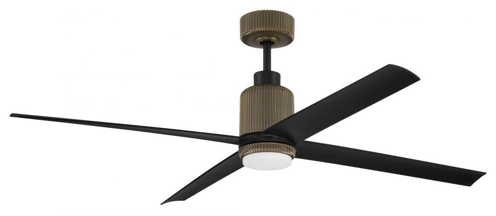 52" Ceiling Fan Indoor Only, w/Blades LED Light Kit