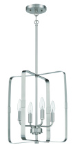 Craftmade 56034-BNK - Stowe 4 Light Foyer in Brushed Polished Nickel