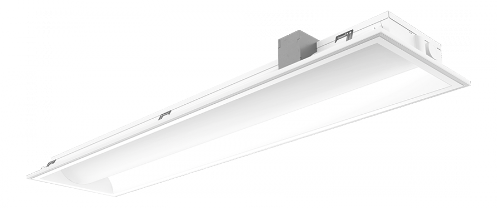 C-SWISH 1X4 30W/25W/20W 3500K/4000K/5000K MICROWAVE OCCUPANCY  SENSOR WHITE