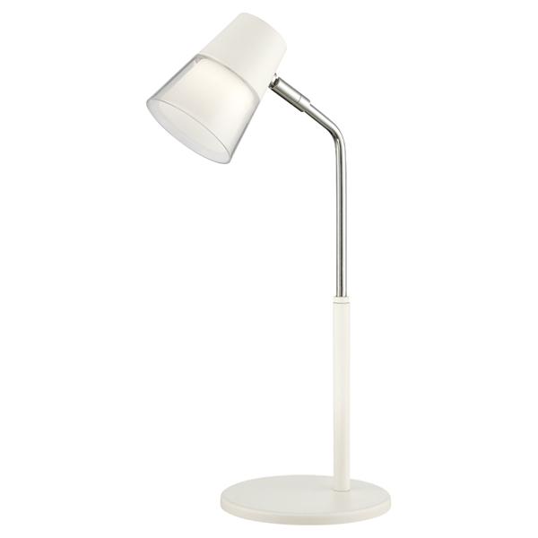 LED Desk Lamp; 3W; 4000K; 200 Lumens; White Finish