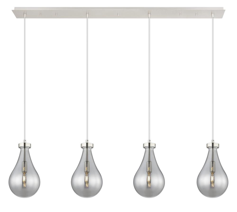 Owego - 4 Light - 49 inch - Polished Nickel - Linear Pendant