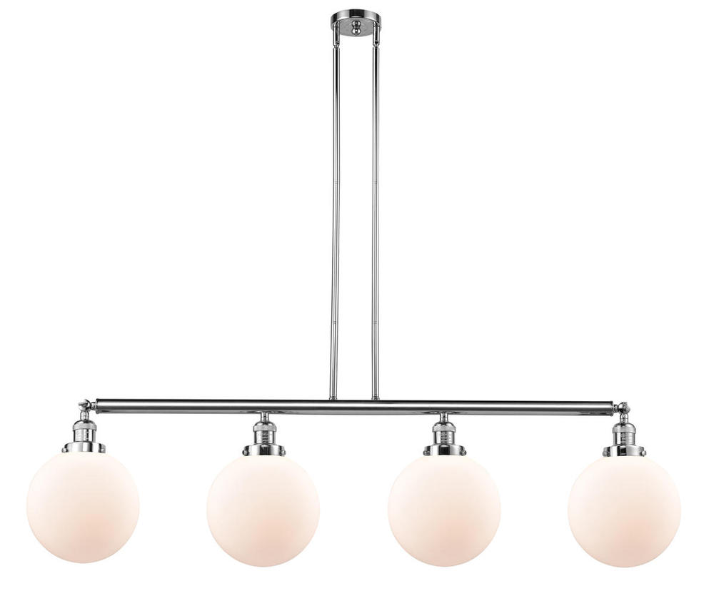 Beacon - 4 Light - 54 inch - Polished Chrome - Stem Hung - Adjustable Island Light