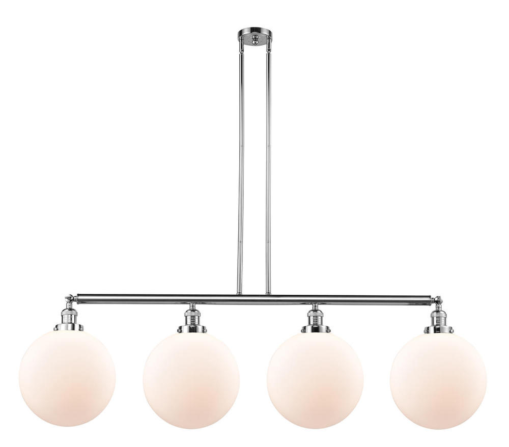 Beacon - 4 Light - 56 inch - Polished Chrome - Stem Hung - Adjustable Island Light