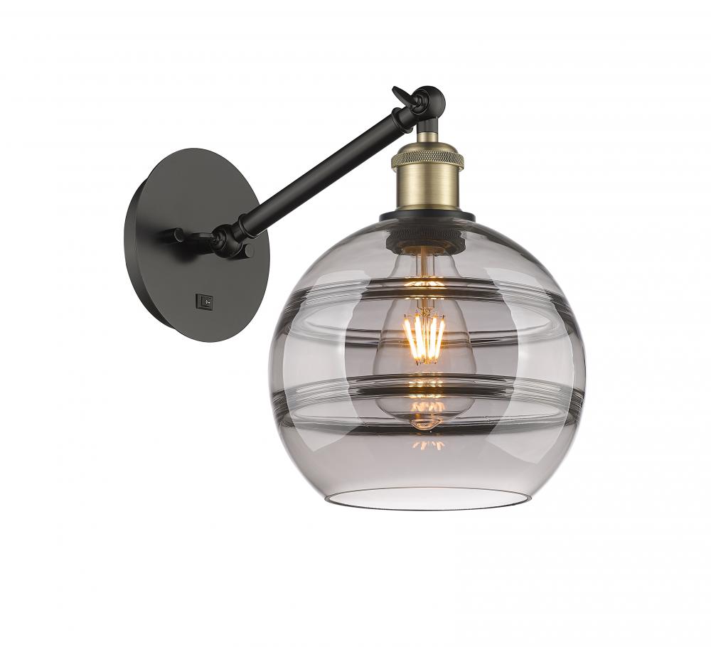 Rochester - 1 Light - 8 inch - Black Antique Brass - Adjustable Sconce