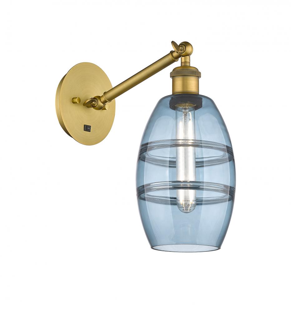 Vaz - 1 Light - 6 inch - Brushed Brass - Adjustable Sconce