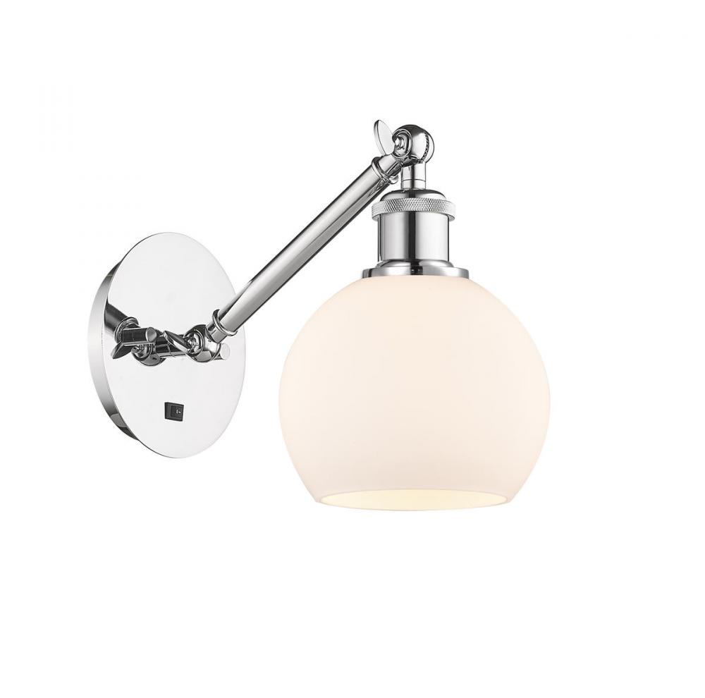 Athens - 1 Light - 6 inch - Polished Chrome - Adjustable Sconce