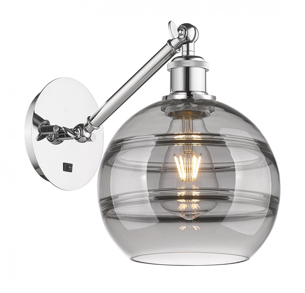 Rochester - 1 Light - 8 inch - Polished Chrome - Adjustable Sconce