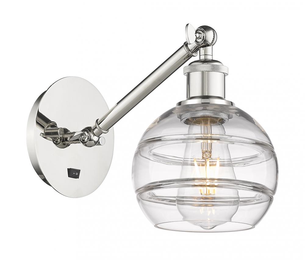 Rochester - 1 Light - 6 inch - Polished Nickel - Adjustable Sconce