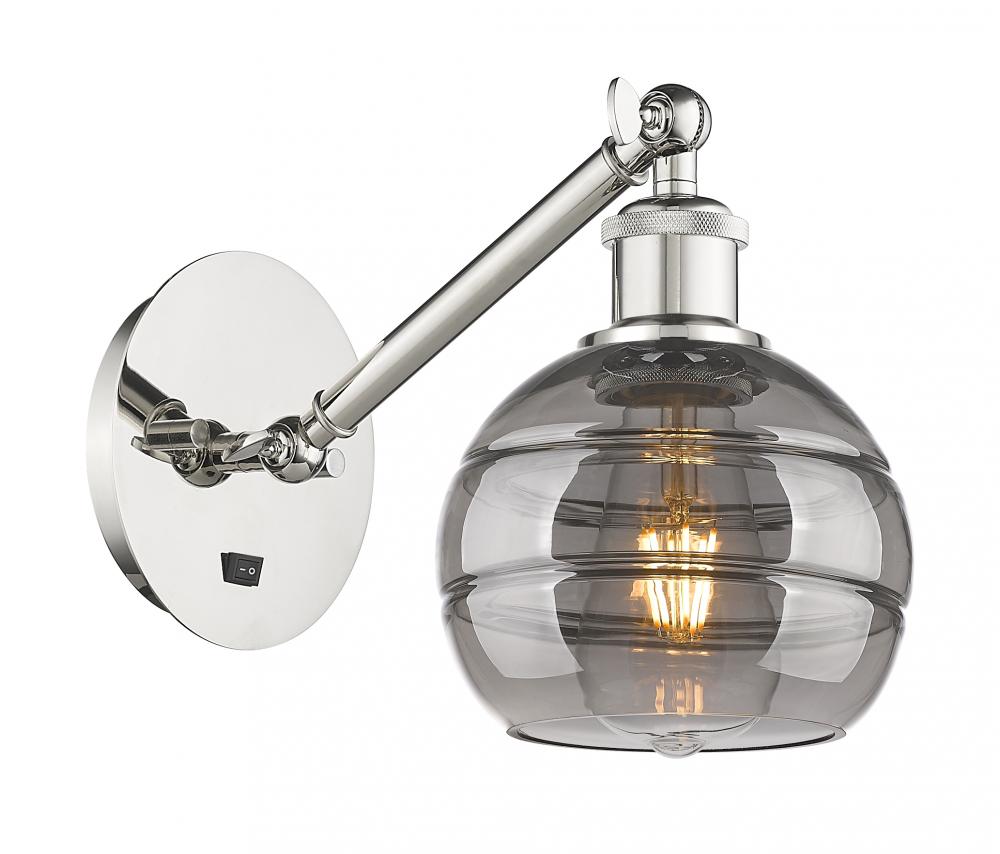 Rochester - 1 Light - 6 inch - Polished Nickel - Adjustable Sconce