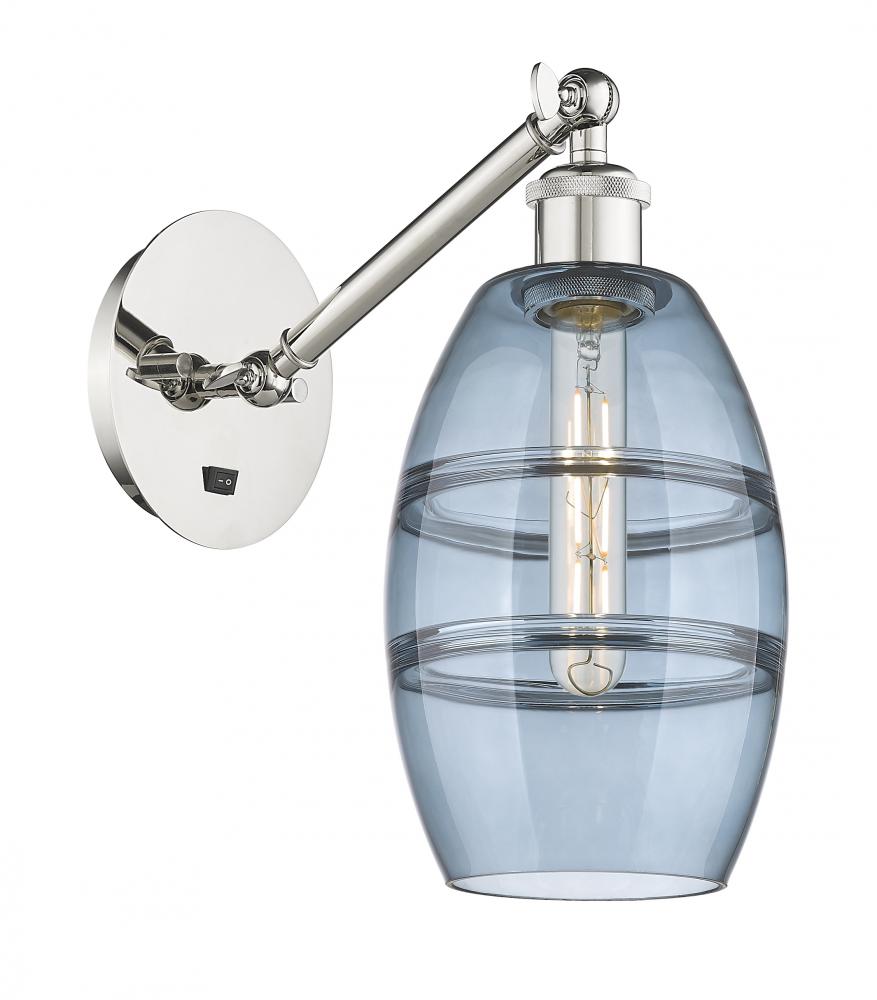 Vaz - 1 Light - 6 inch - Polished Nickel - Adjustable Sconce