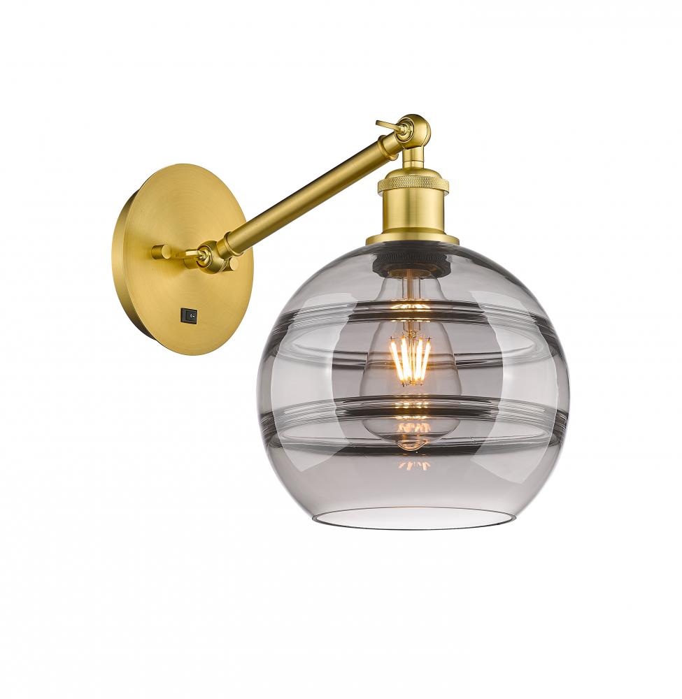 Rochester - 1 Light - 8 inch - Satin Gold - Adjustable Sconce
