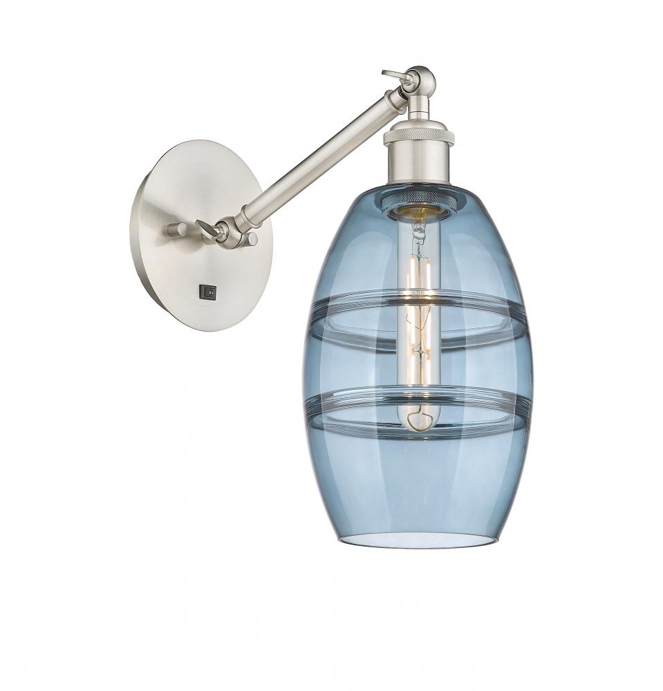 Vaz - 1 Light - 6 inch - Brushed Satin Nickel - Adjustable Sconce