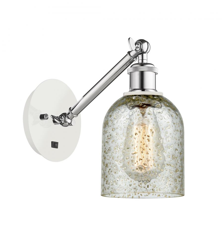 Caledonia - 1 Light - 5 inch - White Polished Chrome - Adjustable Sconce