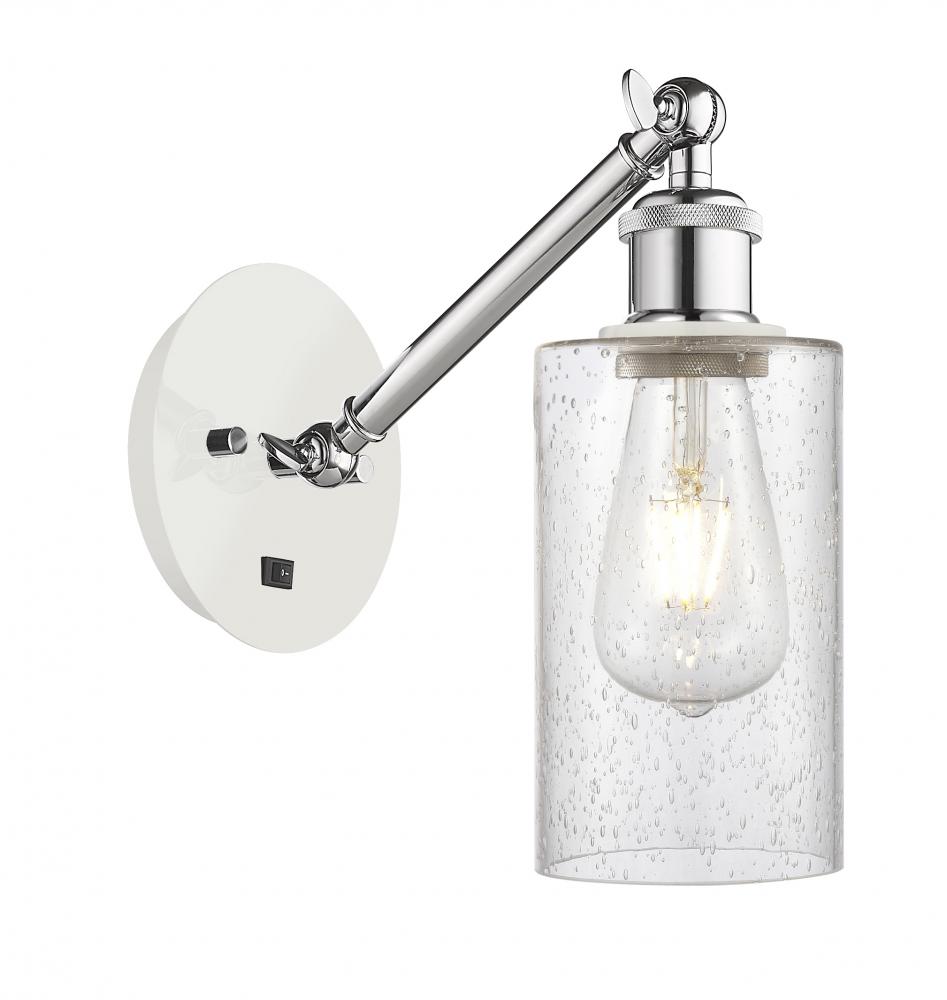 Clymer - 1 Light - 4 inch - White Polished Chrome - Adjustable Sconce