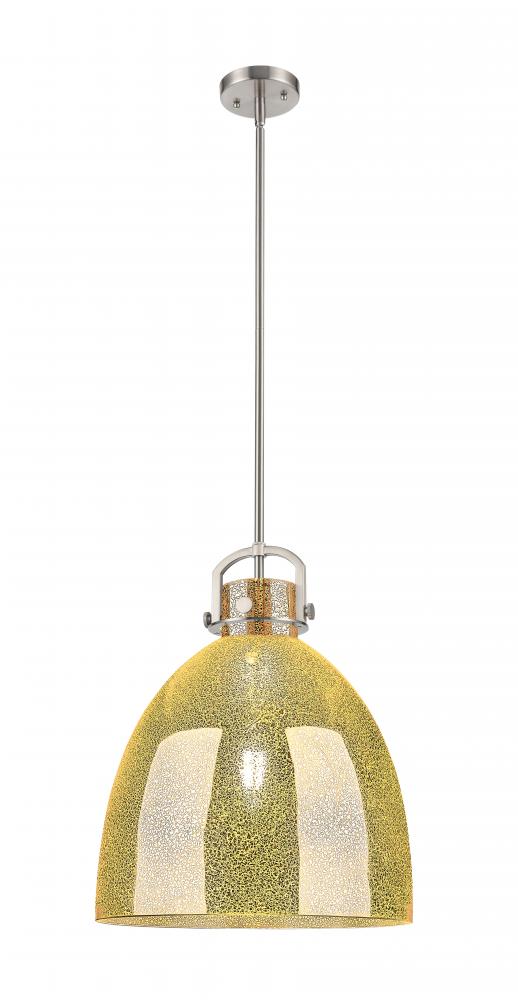 Newton Bell - 1 Light - 16 inch - Satin Nickel - Pendant