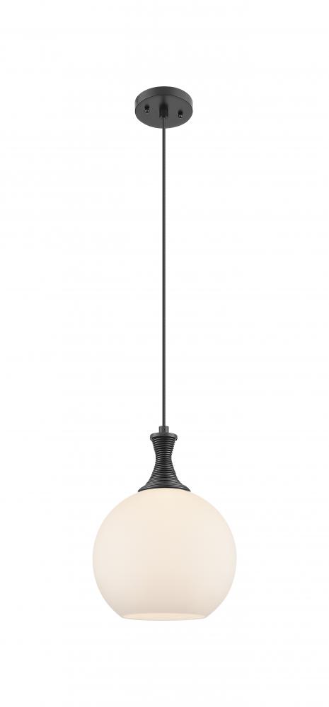 Astor - 1 Light - 10 inch - Matte Black - Cord hung - Mini Pendant