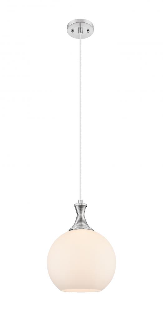 Astor - 1 Light - 10 inch - Brushed Satin Nickel - Cord hung - Mini Pendant