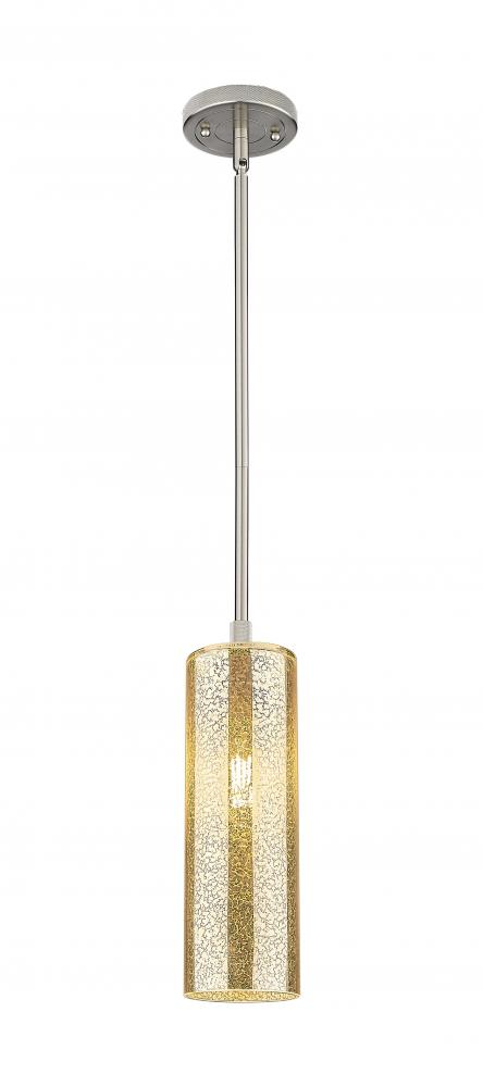 Crown Point - 1 Light - 5 inch - Satin Nickel - Pendant