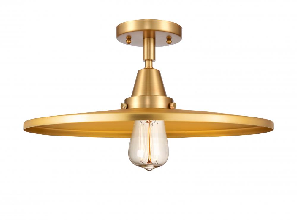 Appalachian - 1 Light - 16 inch - Satin Gold - Flush Mount