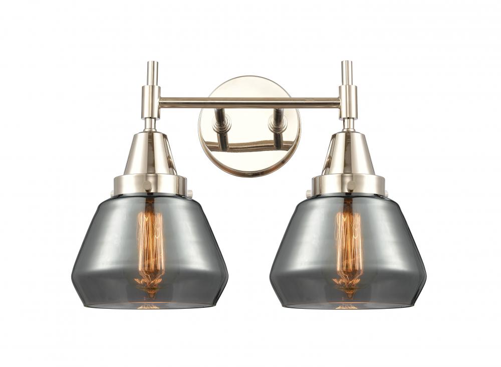 Fulton - 2 Light - 16 inch - Polished Nickel - Bath Vanity Light