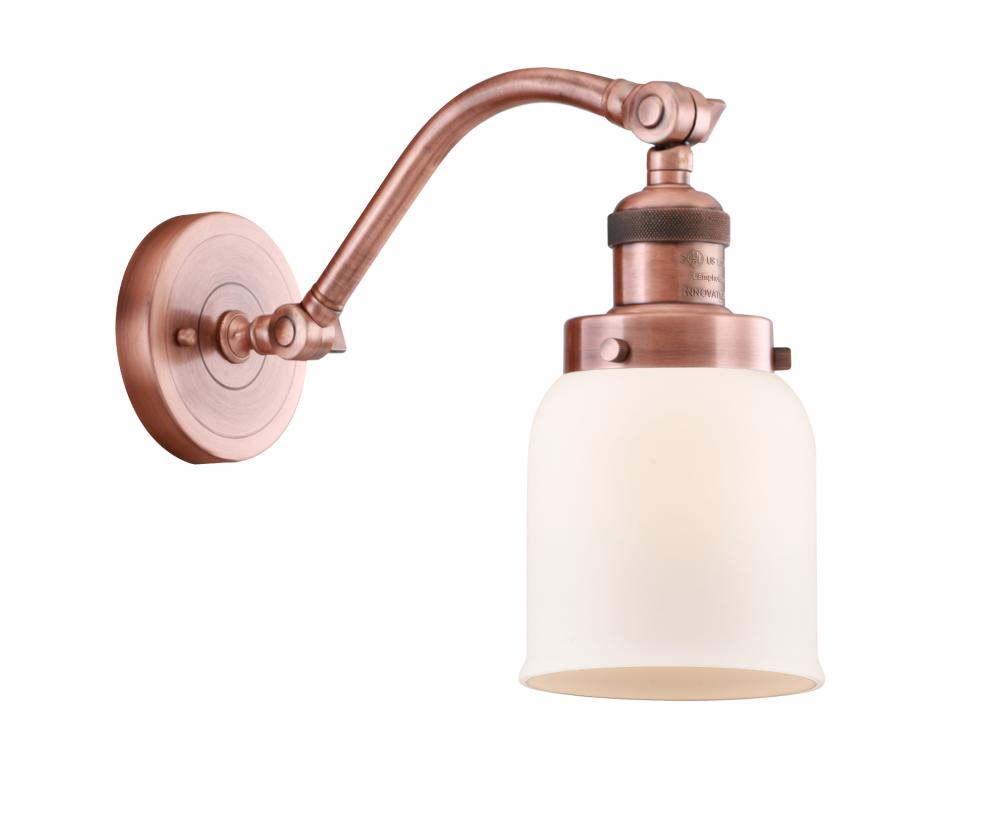 Bell - 1 Light - 5 inch - Antique Copper - Adjustable Sconce