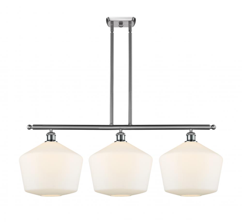 Cindyrella - 3 Light - 39 inch - Brushed Satin Nickel - Cord hung - Island Light