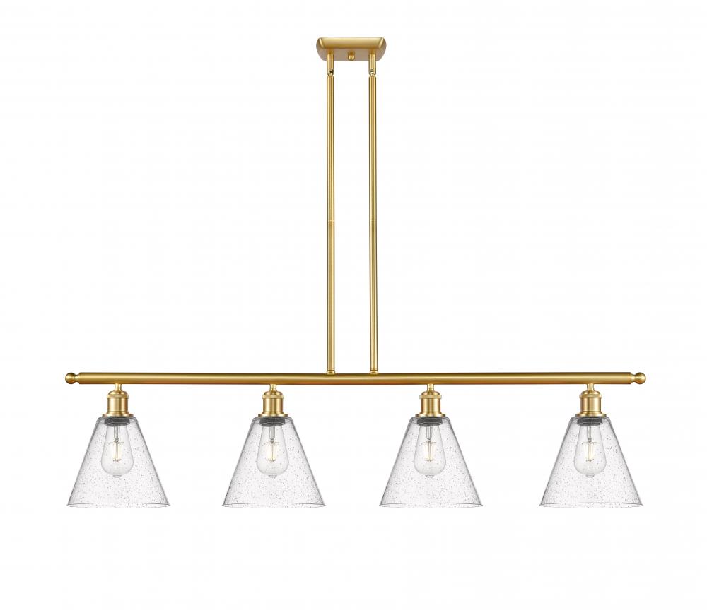 Berkshire - 4 Light - 48 inch - Satin Gold - Cord hung - Island Light