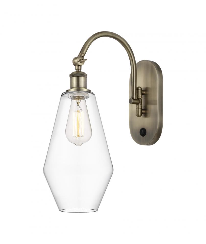 Cindyrella - 1 Light - 7 inch - Antique Brass - Adjustable Swing Arm