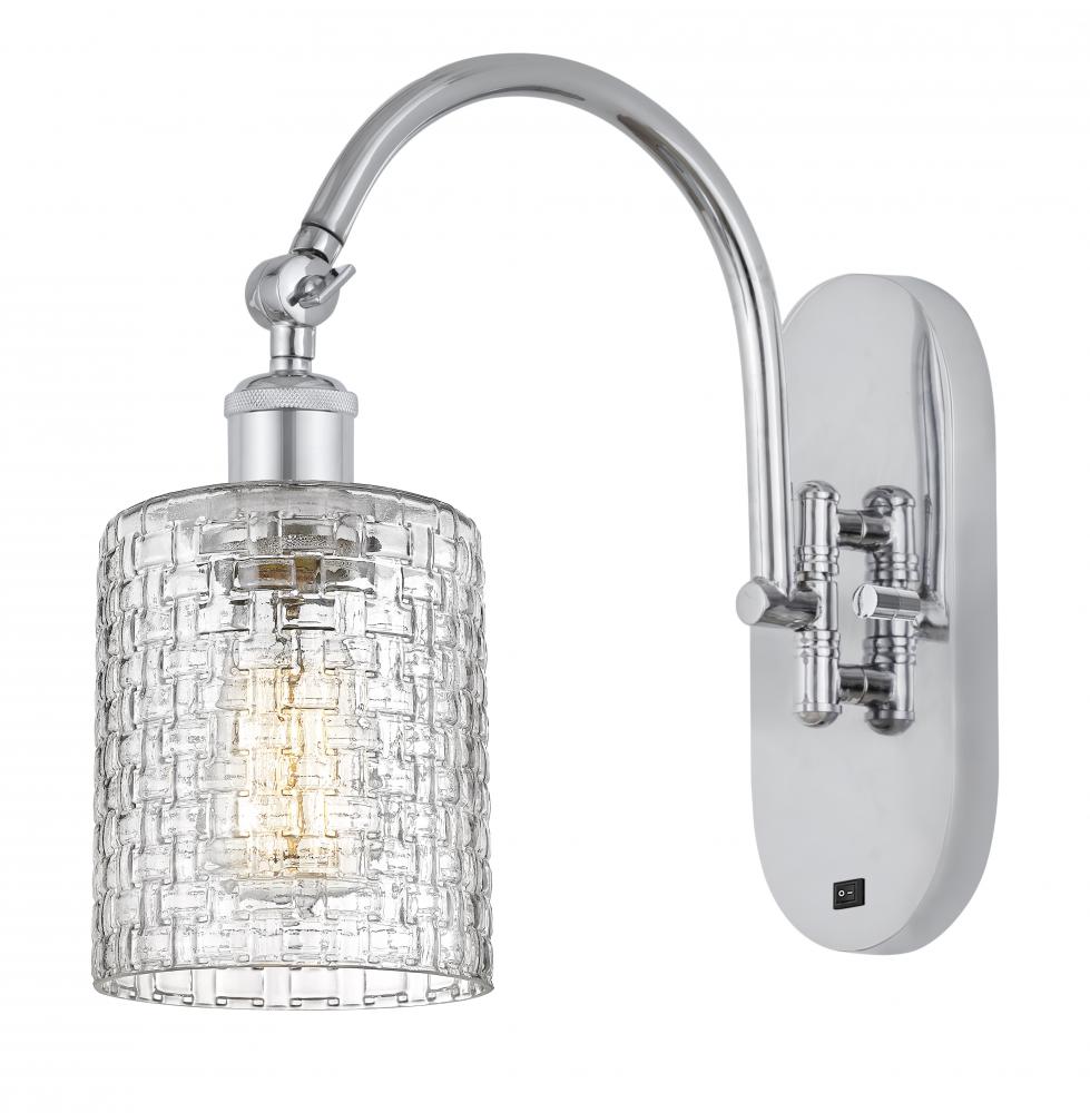 Cobbleskill - 1 Light - 5 inch - Polished Chrome - Adjustable Swing Arm