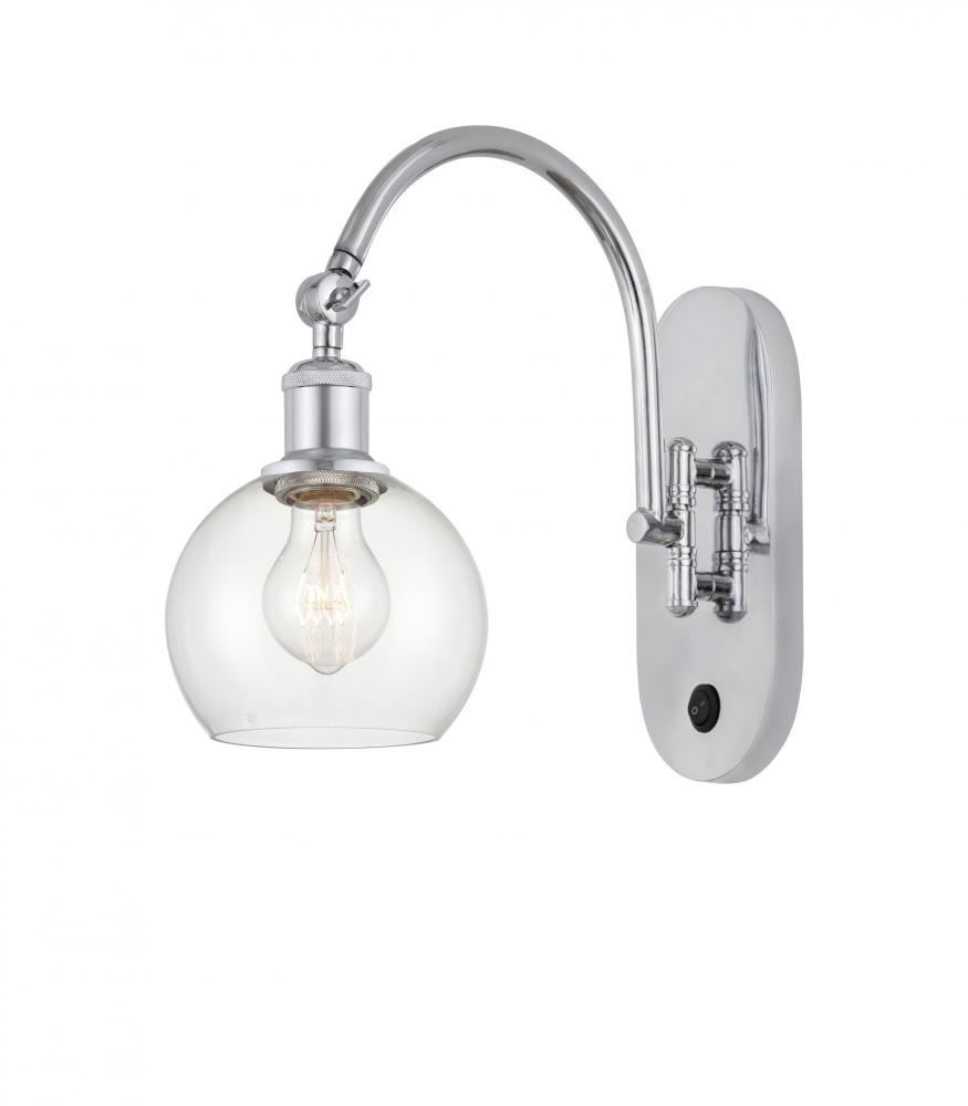 Athens - 1 Light - 6 inch - Polished Chrome - Adjustable Swing Arm