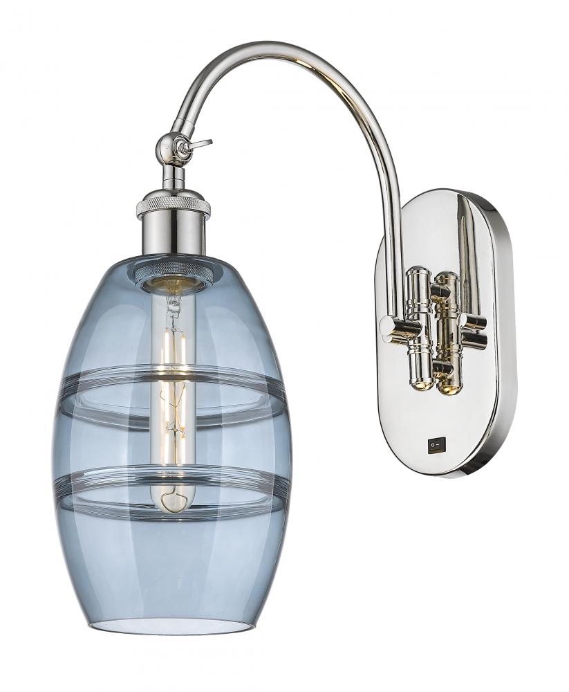 Vaz - 1 Light - 6 inch - Polished Nickel - Adjustable Swing Arm