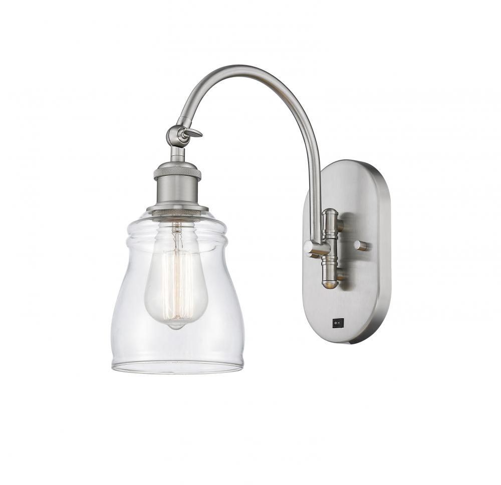 Ellery - 1 Light - 5 inch - Brushed Satin Nickel - Adjustable Swing Arm