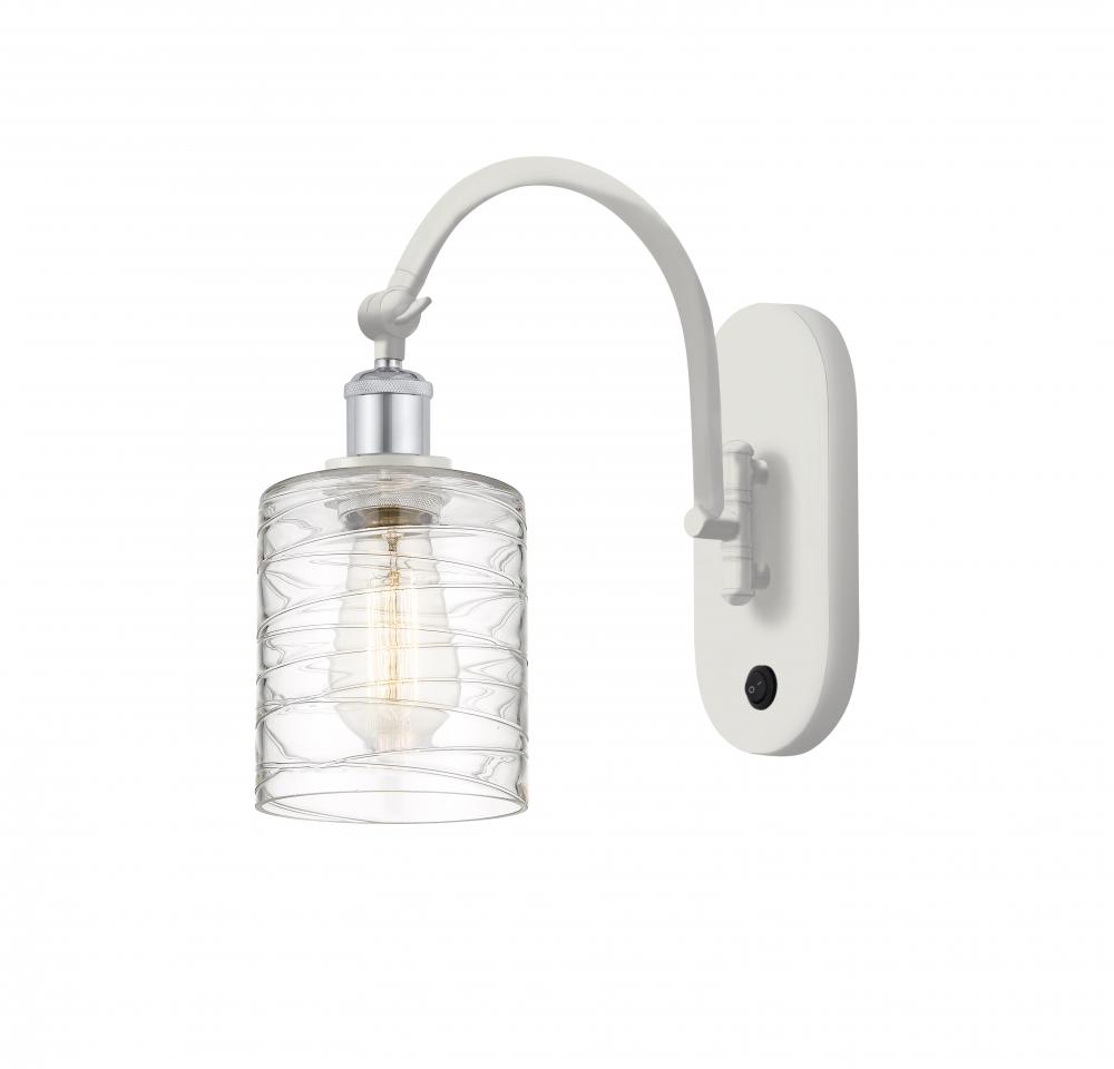 Cobbleskill - 1 Light - 5 inch - White Polished Chrome - Adjustable Swing Arm